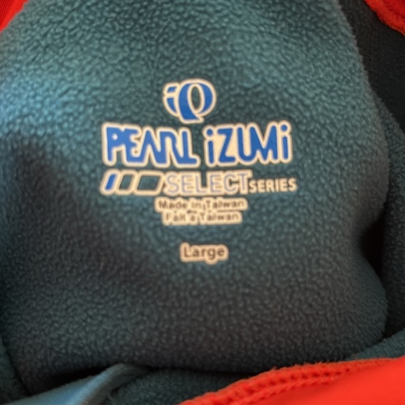 Pearl Izumi Select Series Pullover Cycling Jacket Sz L Teal Fleece Lined Pocket - Picture 5 of 6